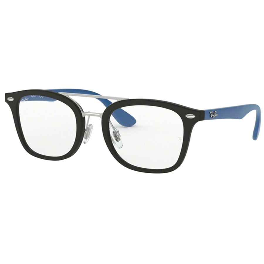 Rame ochelari de vedere copii Ray-Ban RY1585 3778 Patrate Negre originali cu rama de Plastic cu comanda online