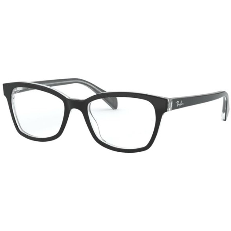 Rame ochelari de vedere copii Ray-Ban RY1591 3529 Patrate Negre originali cu rama de Plastic cu comanda online