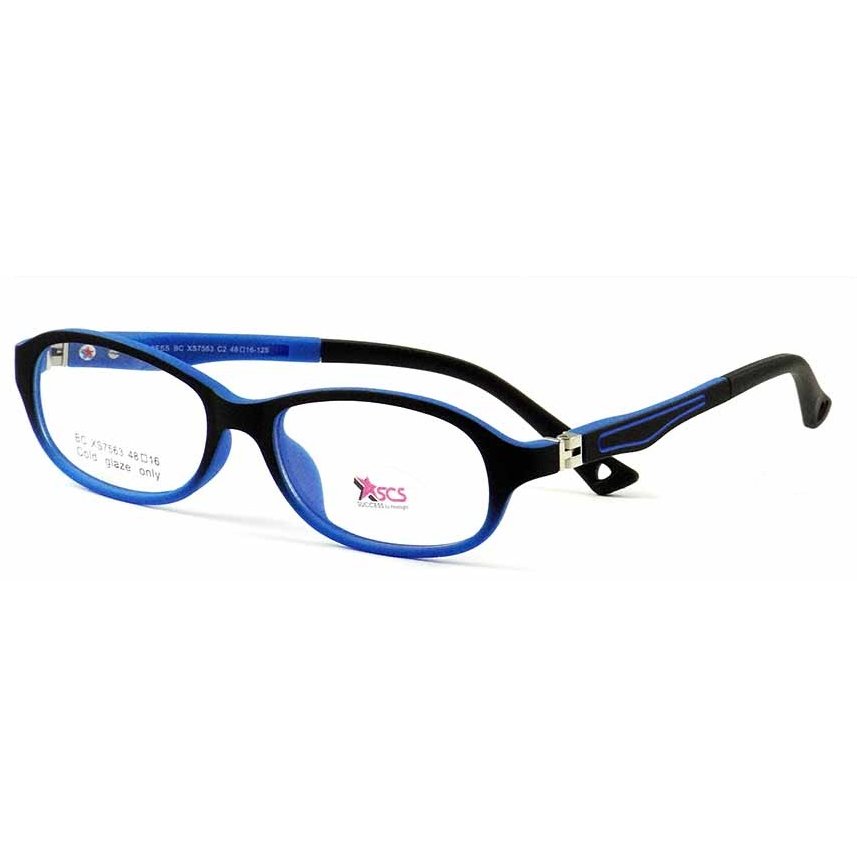 Rame ochelari de vedere copii Success XS 7563 C2 Ovale Negre originali cu rama de Plastic cu comanda online