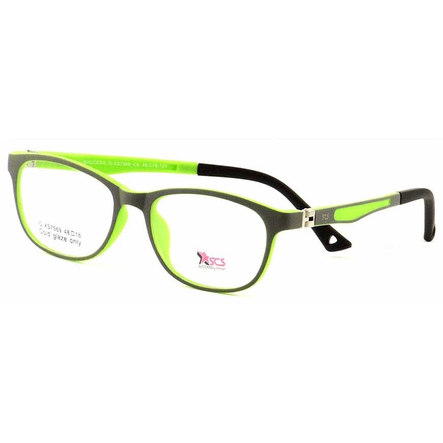 Rame ochelari de vedere copii Success XS 7569 C8 Rectangulare Gri originali cu rama de Plastic cu comanda online