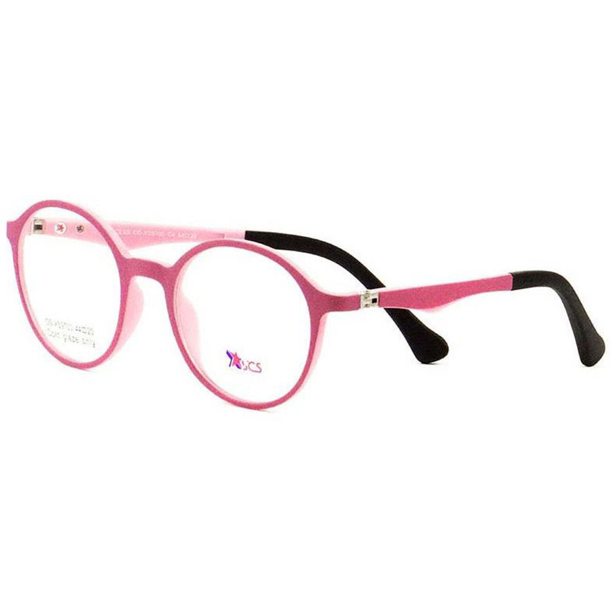 Rame ochelari de vedere copii Success XS 9700 C4 Rotunde Roz originali cu rama de Plastic cu comanda online