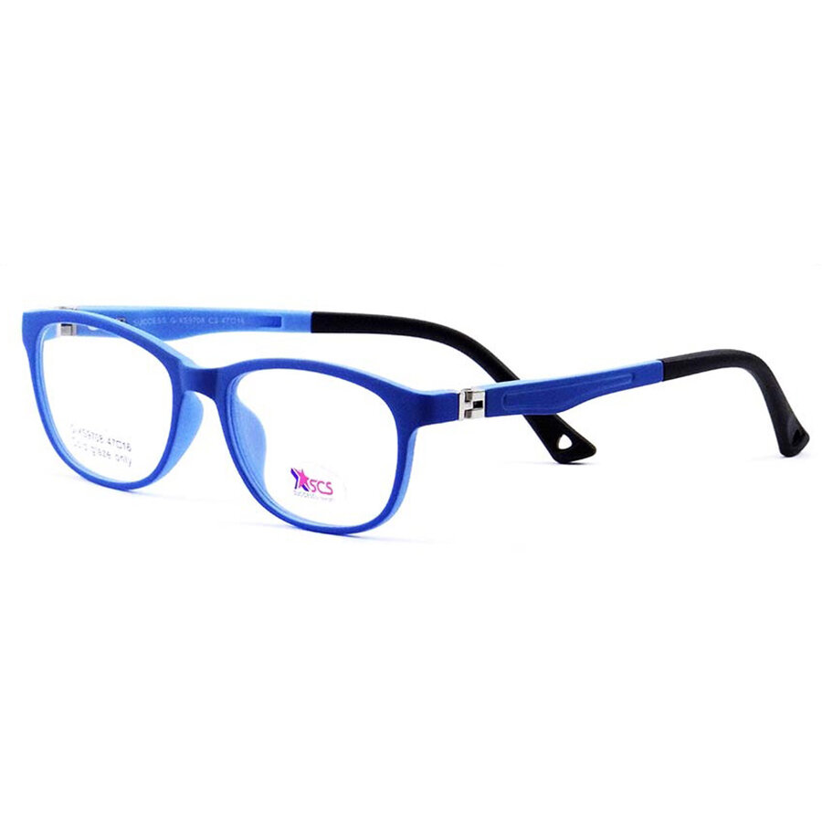 Rame ochelari de vedere copii Success XS 9708 C3 Rectangulare Albastre originali cu rama de Plastic cu comanda online