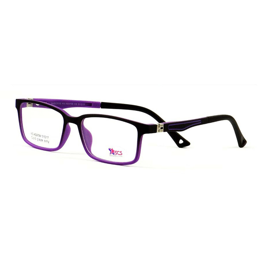 Rame ochelari de vedere copii Success XS 9709 C9 Rectangulare Mov originali cu rama de Plastic cu comanda online