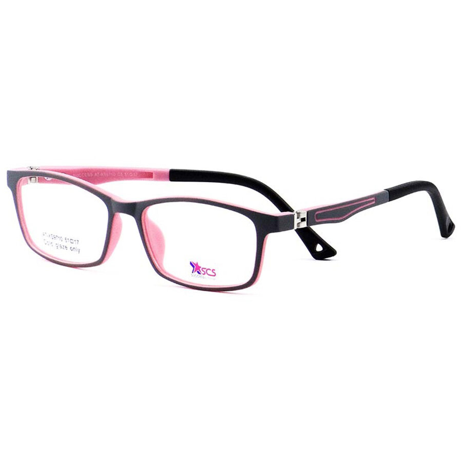 Rame ochelari de vedere copii Success XS 9710 C5 Rectangulare Negre originali cu rama de Plastic cu comanda online