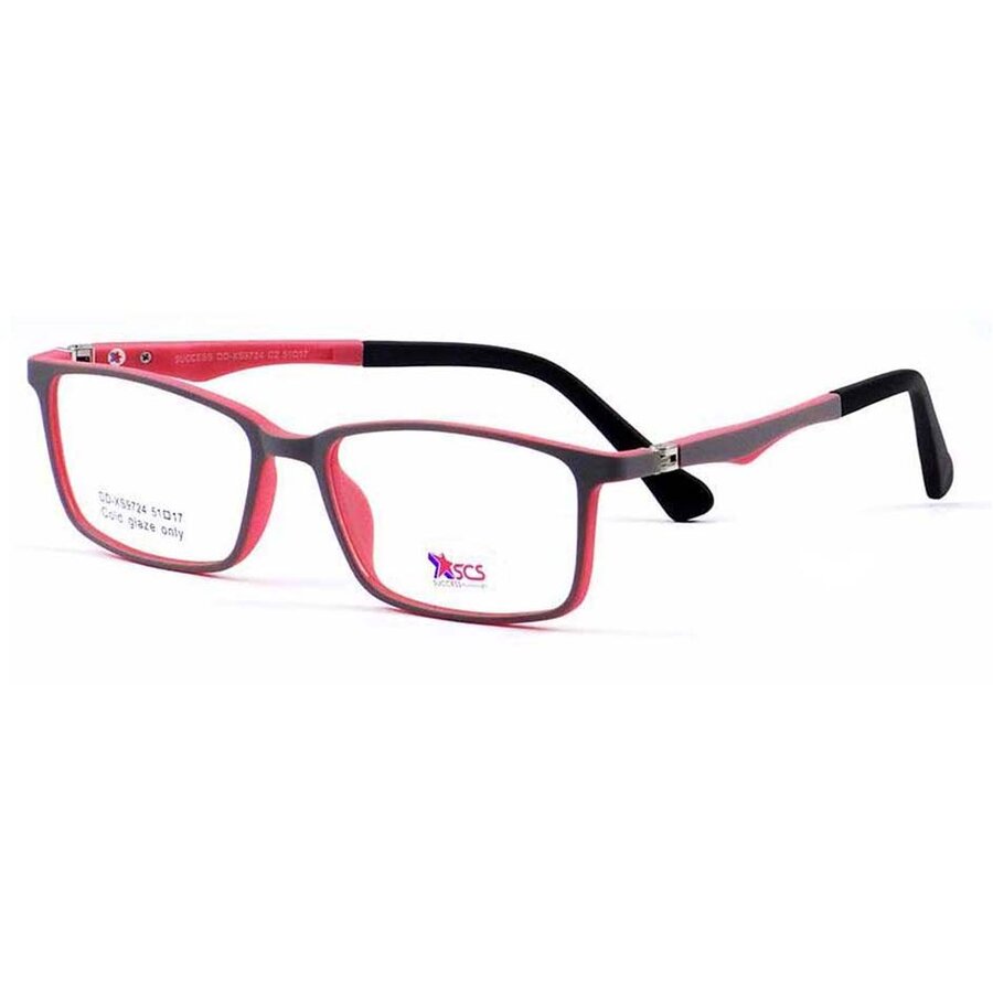 Rame ochelari de vedere copii Success XS 9724 C2 Rectangulare Gri originali cu rama de Plastic cu comanda online