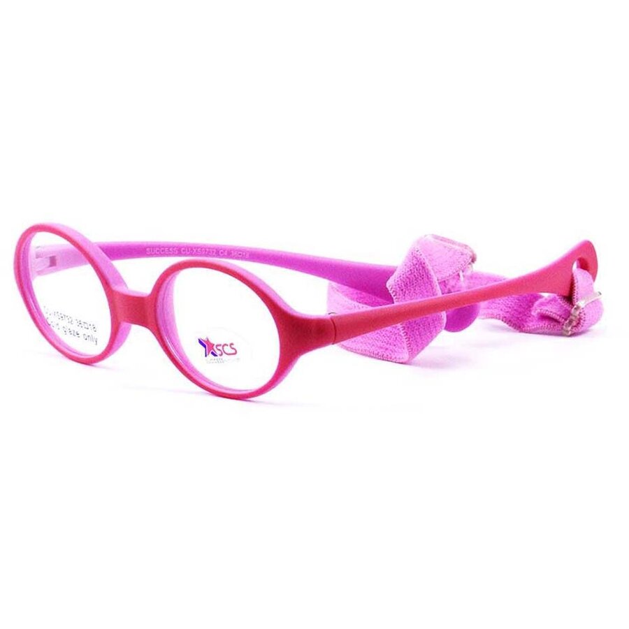Rame ochelari de vedere copii Success XS 9732 C4 Rotunde Roz originali cu rama de Plastic cu comanda online