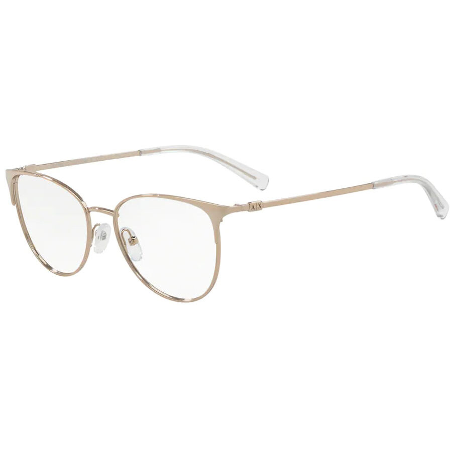 Rame ochelari de vedere dama Armani Exchange AX1034 6103 Roz Cat-eye originale din Metal cu comanda online