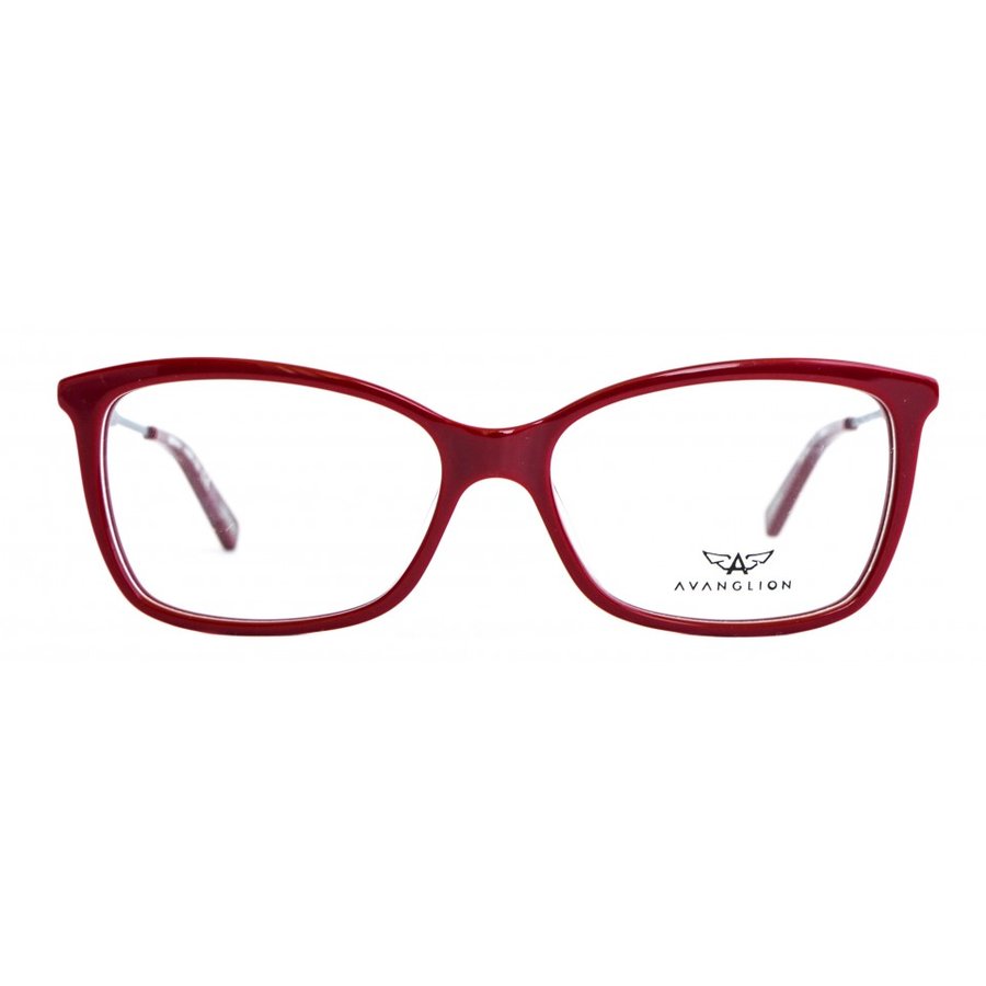 Rame ochelari de vedere dama Avanglion 11704 C Rosii Cat-eye originale din Plastic cu comanda online