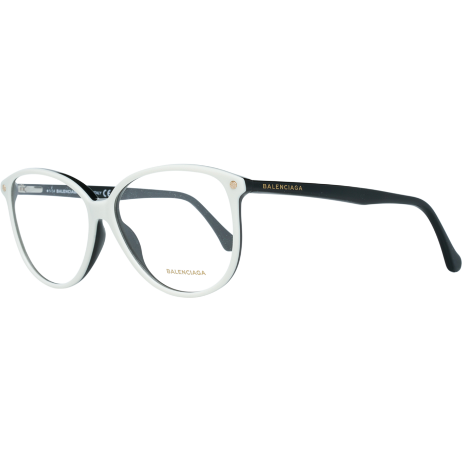 Rame ochelari de vedere dama Balenciaga BA5018 024 Ovale Alb originale din Plastic cu comanda online