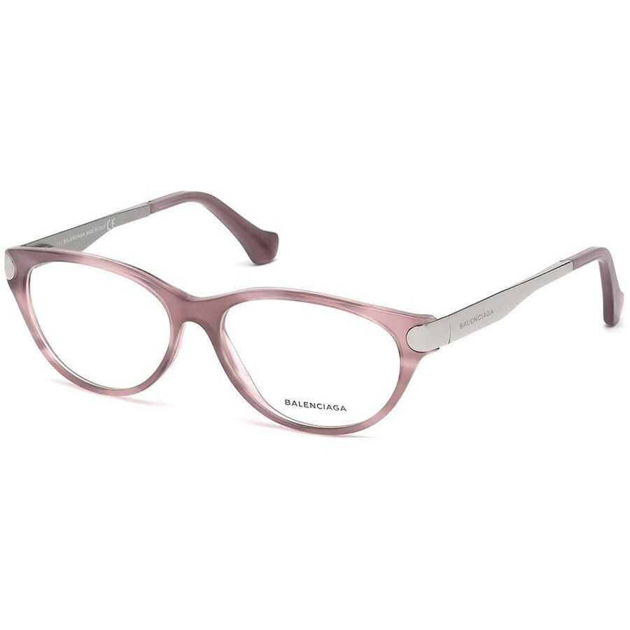 Rame ochelari de vedere dama Balenciaga BA5023 080 Ovale Violet originale din Plastic cu comanda online