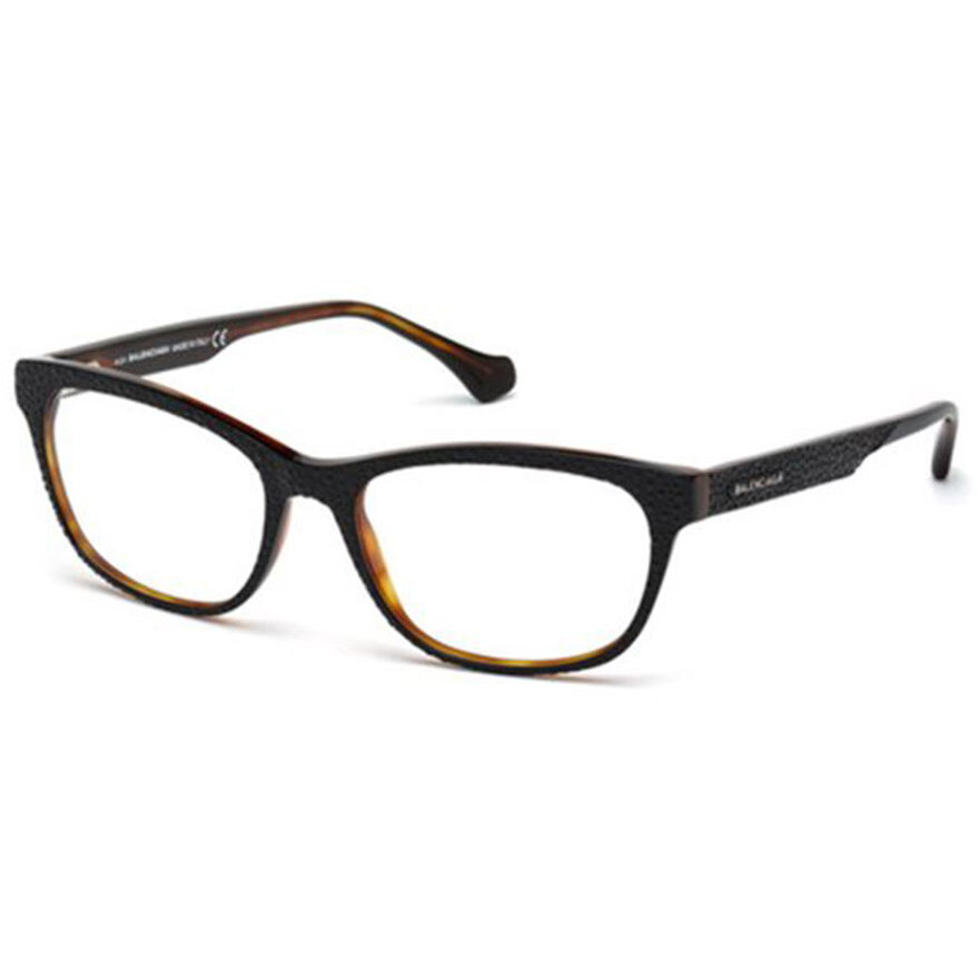 Rame ochelari de vedere dama Balenciaga BA5037 005 Rectangulare Negre originale din Plastic cu comanda online