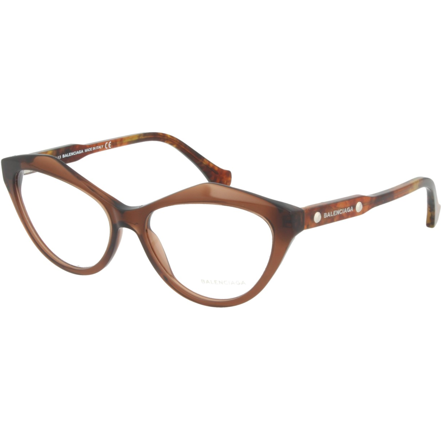 Rame ochelari de vedere dama Balenciaga BA5042 059 Cat-eye Maro originale din Plastic cu comanda online