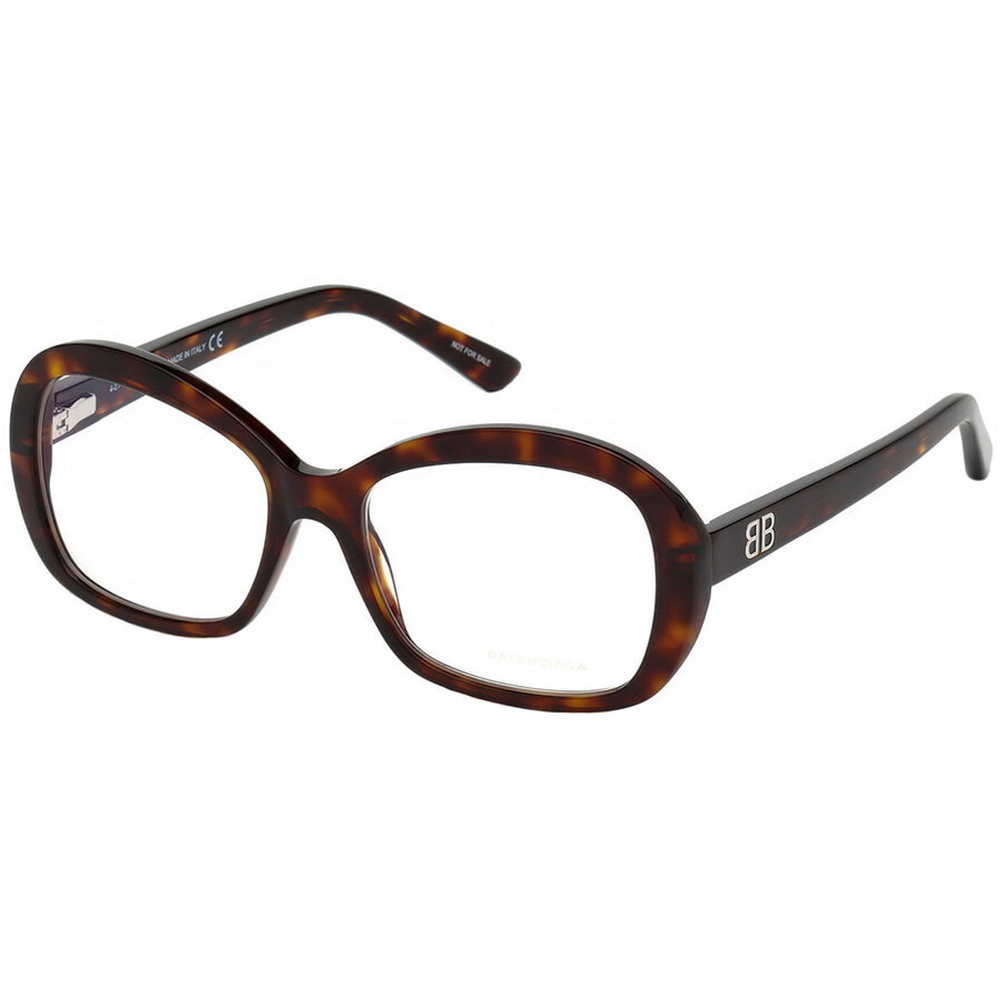 Rame ochelari de vedere dama Balenciaga BA5085 052 Patrate Havana originale din Plastic cu comanda online