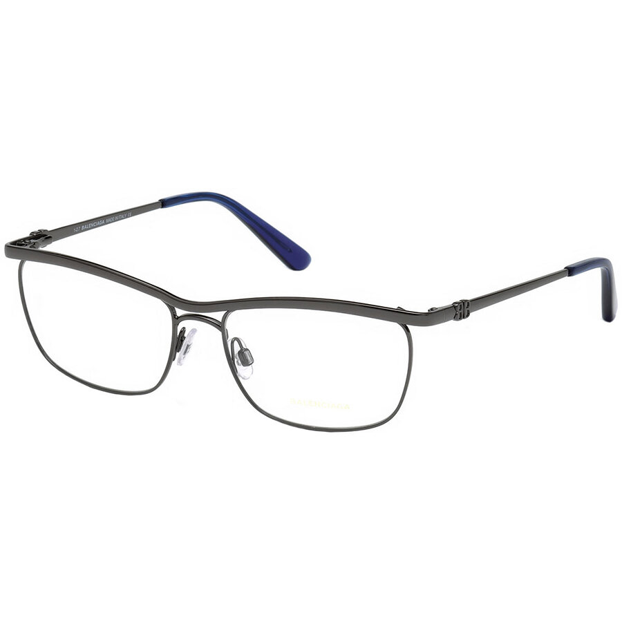 Rame ochelari de vedere dama Balenciaga BA5090 012 Rectangulare Gri originale din Metal cu comanda online