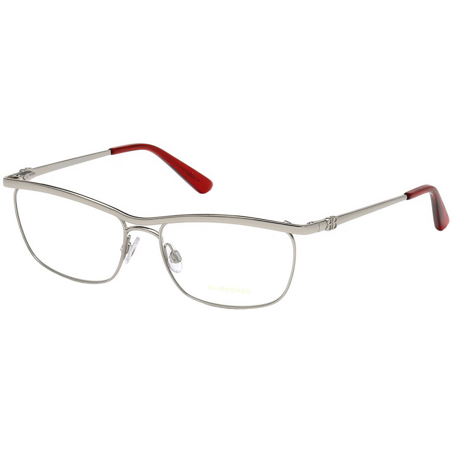 Rame ochelari de vedere dama Balenciaga BA5090 016 Rectangulare Argintii originale din Metal cu comanda online