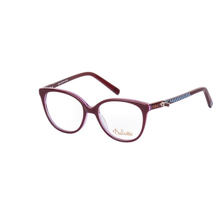 Rame ochelari de vedere dama Belutti 22936 C3 Visinii Cat-eye originale din Acetat cu comanda online