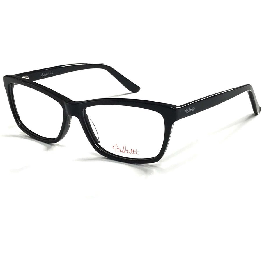 Rame ochelari de vedere dama Belutti BLP0025 C3 Negre Rectangulare originale din Plastic cu comanda online