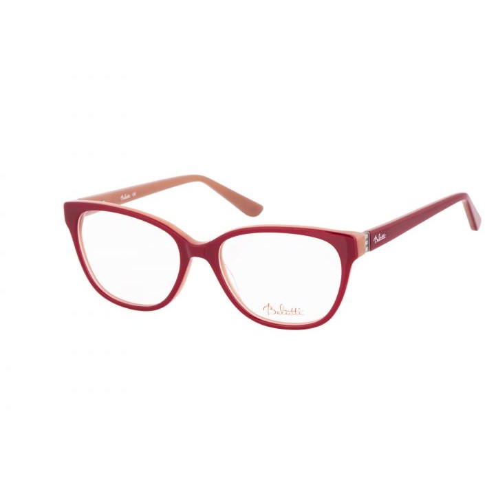 Rame ochelari de vedere dama Belutti BLP062 C1 Rosii Cat-eye originale din Plastic cu comanda online