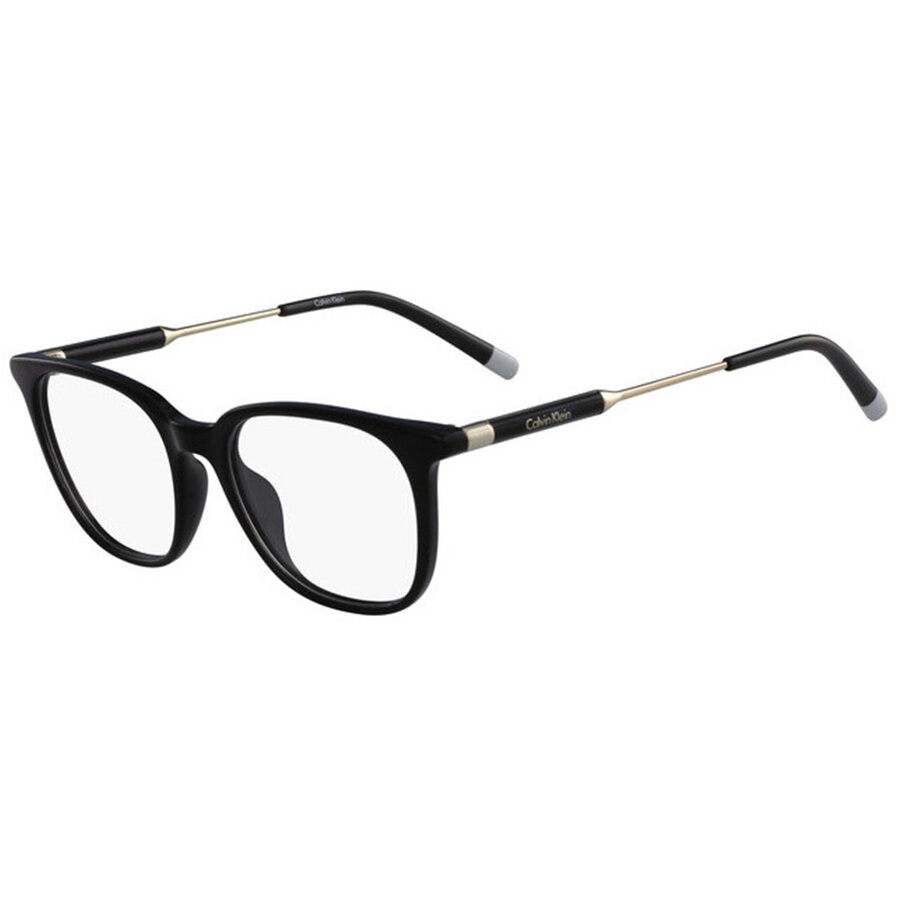 Rame ochelari de vedere dama Calvin Klein CK6008 001 Rectangulare Negre originale din Plastic cu comanda online
