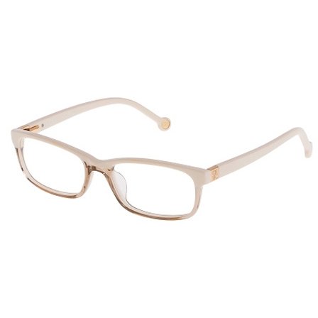Rame ochelari de vedere dama Carolina Herrera VHE625 09X7 Rectangulare Bej originale din Plastic cu comanda online