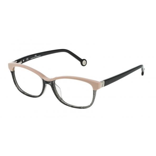Rame ochelari de vedere dama Carolina Herrera VHE626 06K6 Ovale Bej originale din Plastic cu comanda online
