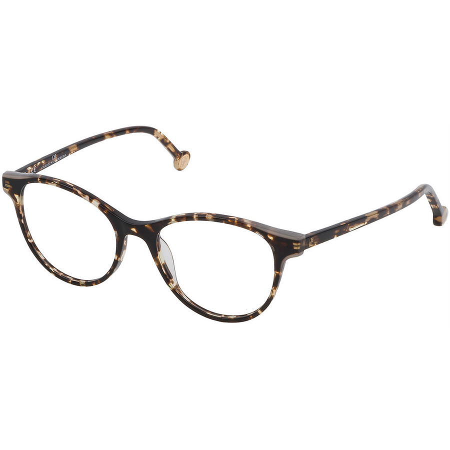 Rame ochelari de vedere dama Carolina Herrera VHE777 0780 Ovale Havana originale din Plastic cu comanda online