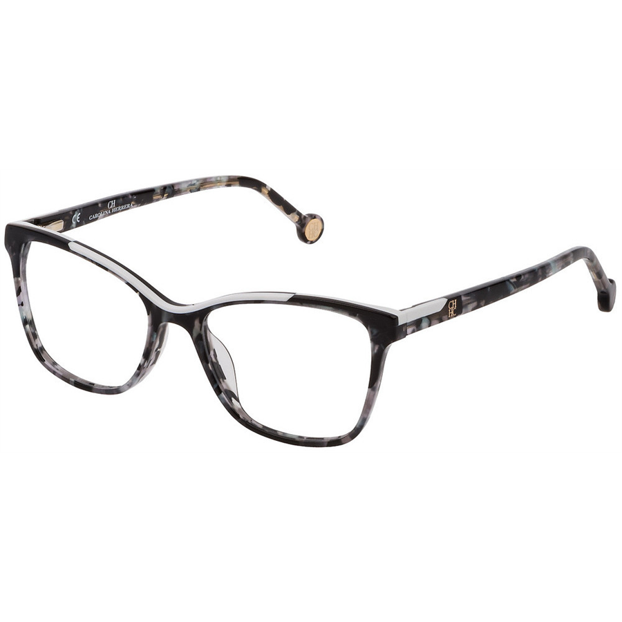 Rame ochelari de vedere dama Carolina Herrera VHE820L 09SX Butterfly Gri/Negre originale din Plastic cu comanda online