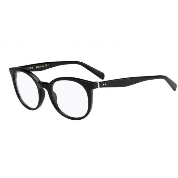 Rame ochelari de vedere dama Celine CL 41349 807 Rotunde Negre originale din Plastic cu comanda online