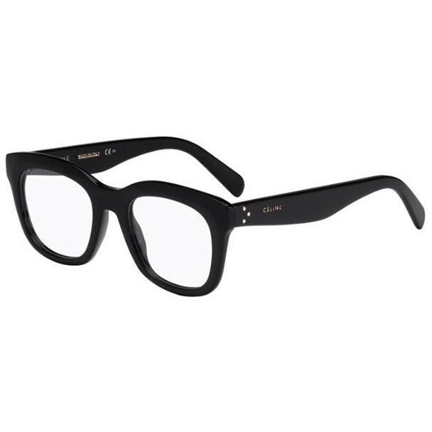 Rame ochelari de vedere dama Celine CL 41378 807 Patrate Negre originale din Plastic cu comanda online