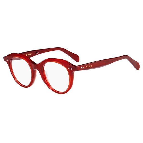 Rame ochelari de vedere dama Celine CL 41458 C9A Rotunde Rosii originale din Acetat cu comanda online
