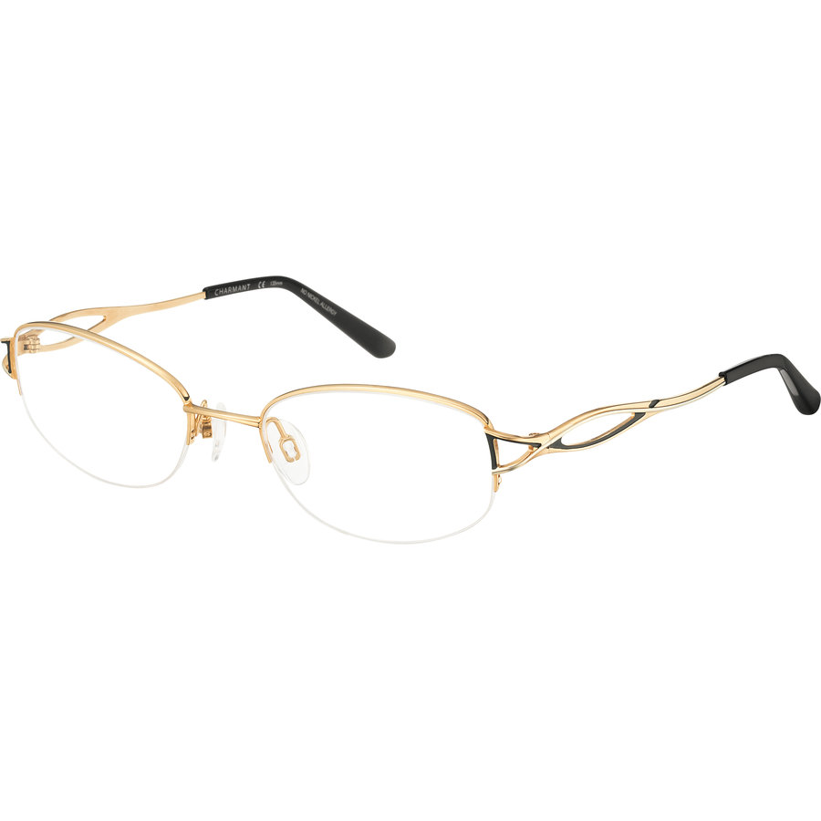 Rame ochelari de vedere dama Charmant CH12073 GP Ovale Aurii originale din Titan cu comanda online