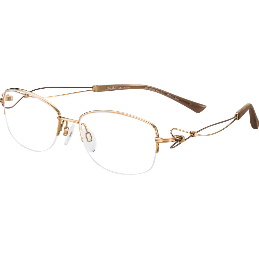 Rame ochelari de vedere dama Charmant Line Art XL2066 GP Ovale Aurii originale din Titan cu comanda online