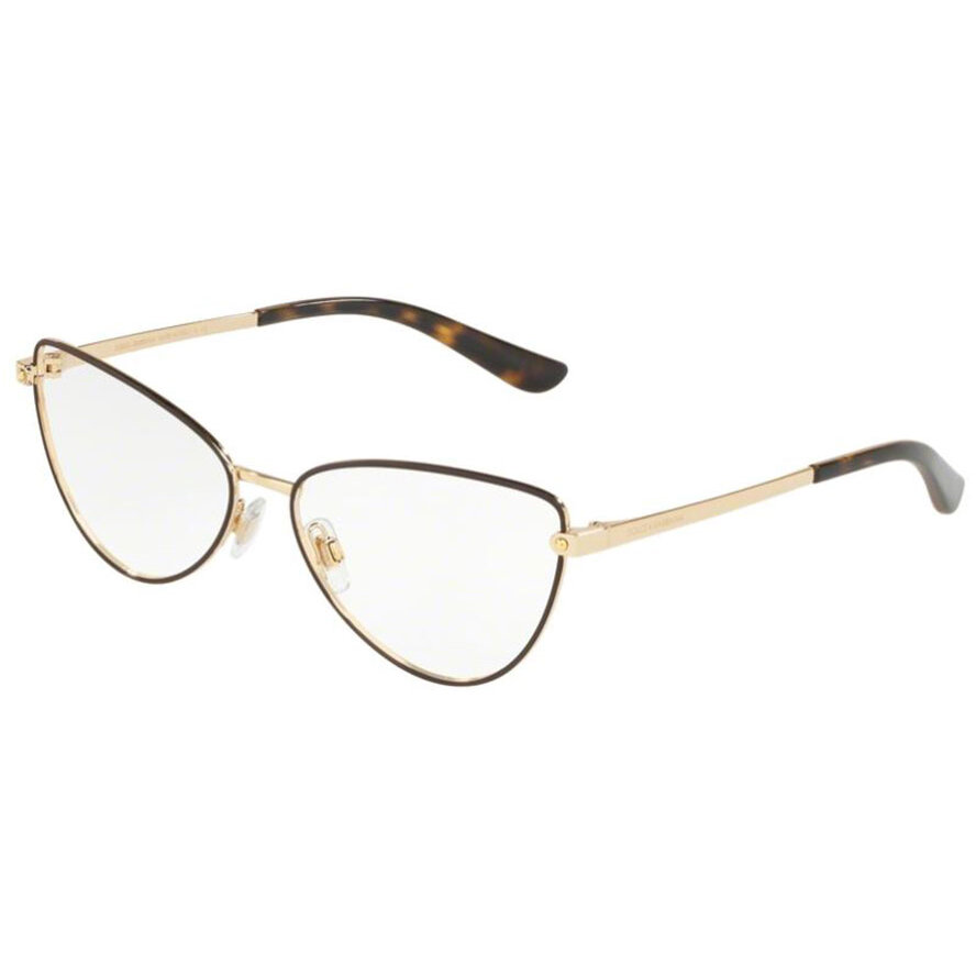 Rame ochelari de vedere dama Dolce & Gabbana 0DG1321 1320 Cat-eye Maro/Aurii originale din Metal cu comanda online