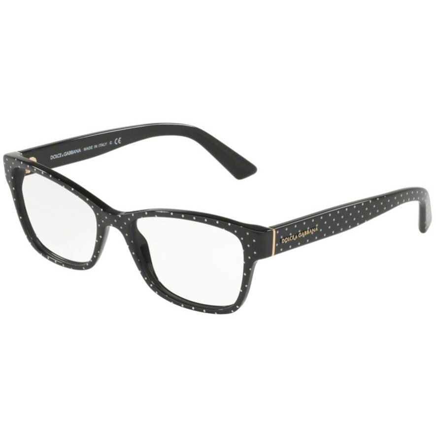 Rame ochelari de vedere dama Dolce & Gabbana 0DG3274 3126 Rectangulare Negre originale din Plastic cu comanda online