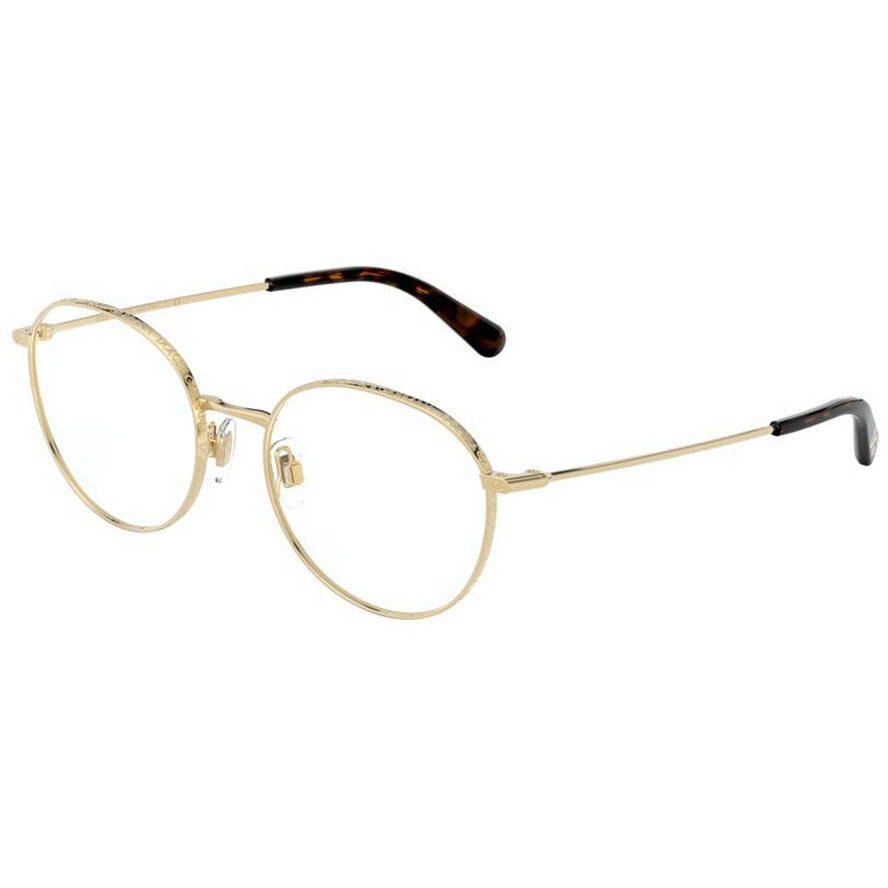 Rame ochelari de vedere dama Dolce & Gabbana DG1322 02 Rotunde Aurii originale din Metal cu comanda online