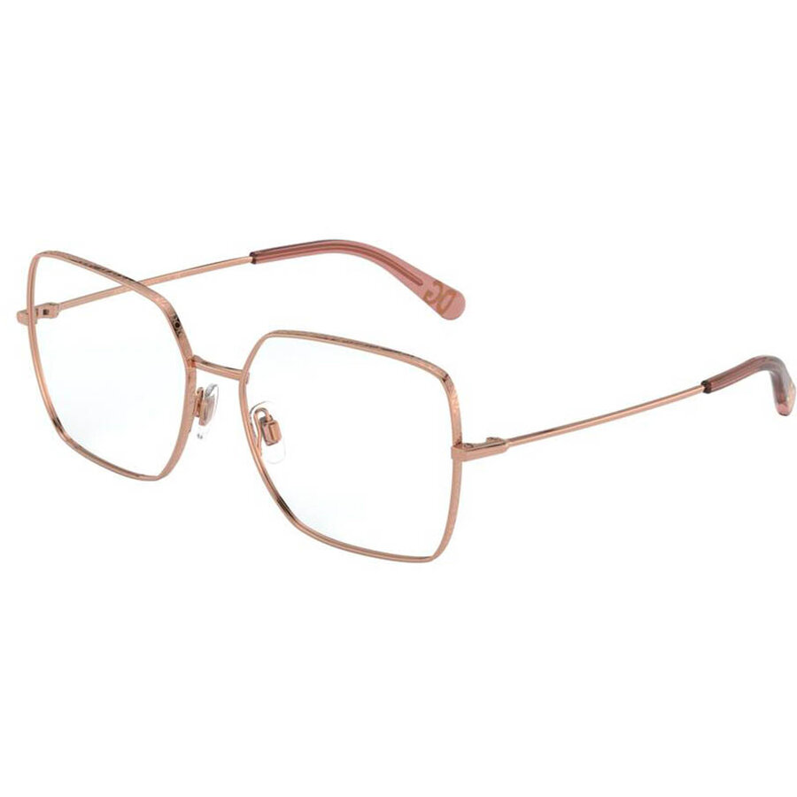 Rame ochelari de vedere dama Dolce & Gabbana DG1323 1298 Patrate Roz-Aurii originale din Metal cu comanda online