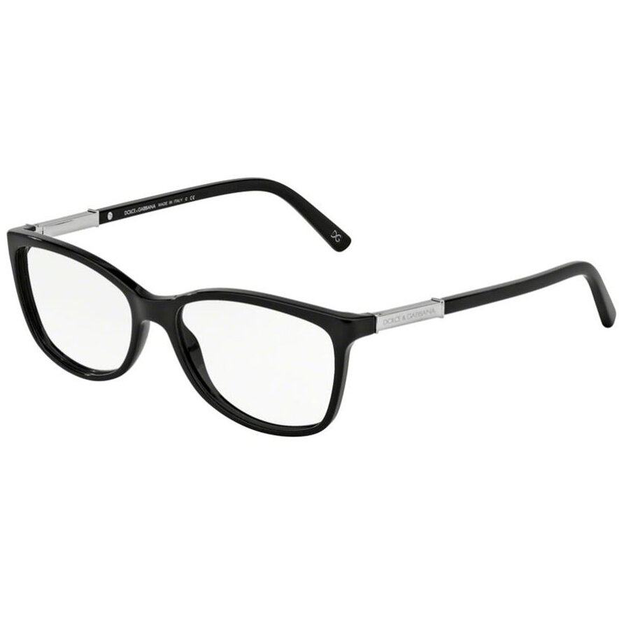 Rame ochelari de vedere dama Dolce & Gabbana DG3107 501 Rectangulare Negre originale din Plastic cu comanda online