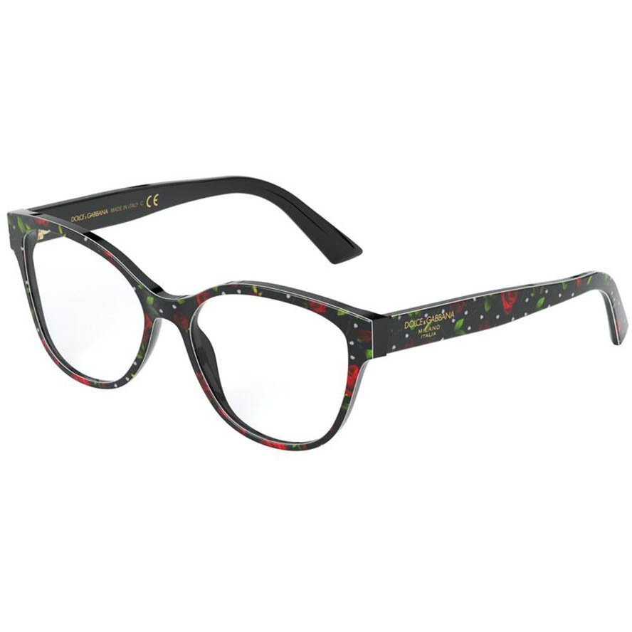 Rame ochelari de vedere dama Dolce & Gabbana DG3322 3229 Butterfly Multicolor originale din Plastic cu comanda online