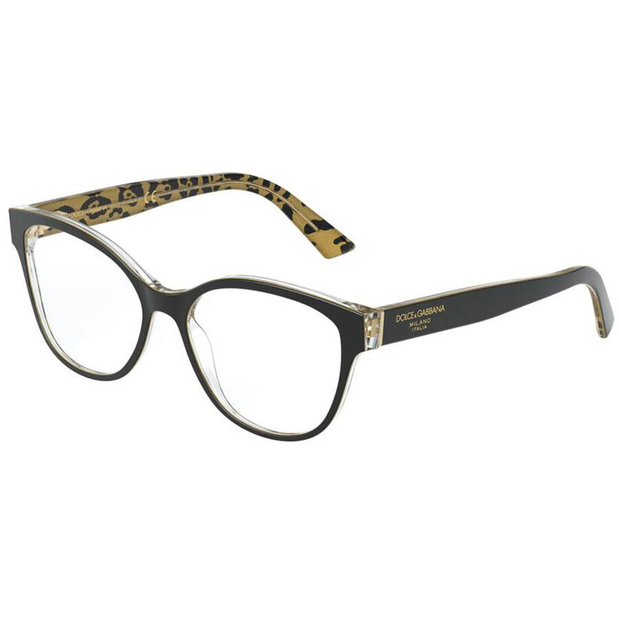 Rame ochelari de vedere dama Dolce & Gabbana DG3322 3235 Butterfly Negre originale din Plastic cu comanda online