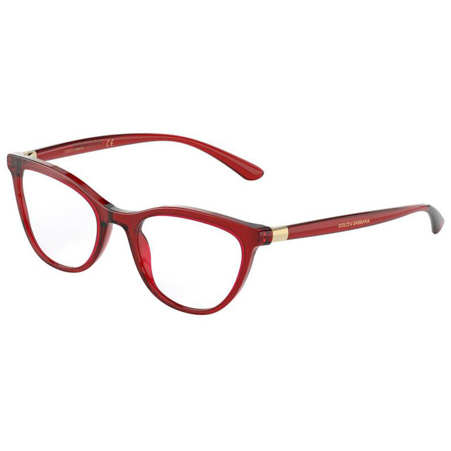 Rame ochelari de vedere dama Dolce & Gabbana DG3324 550 Butterfly Rosii originale din Plastic cu comanda online