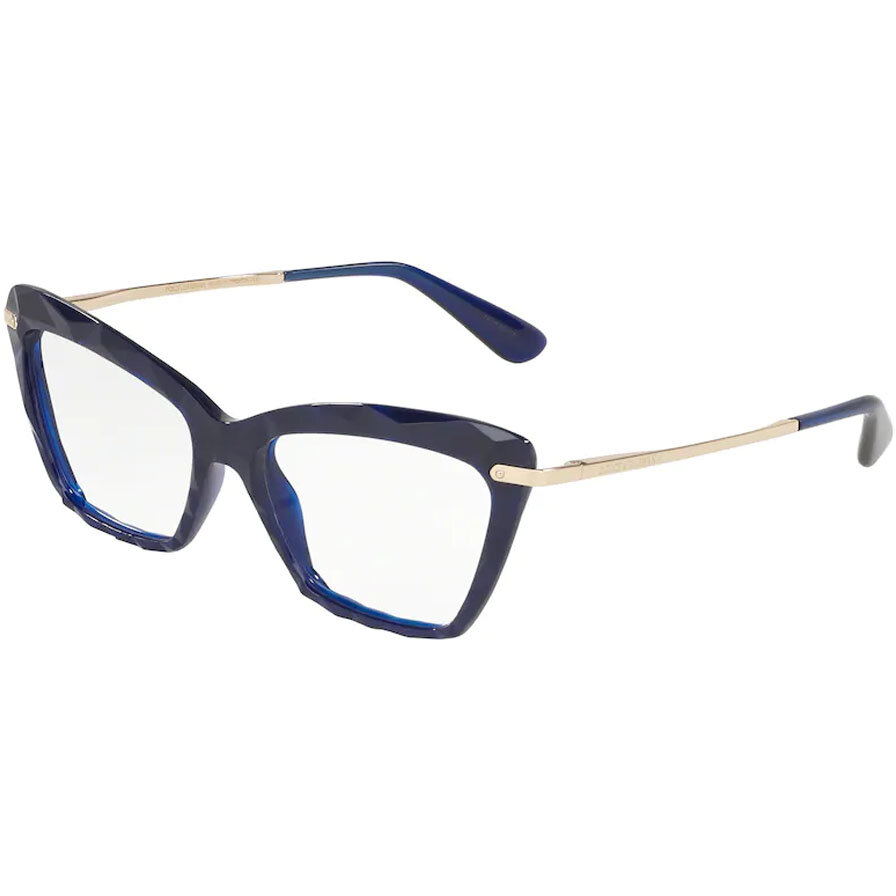 Rame ochelari de vedere dama Dolce & Gabbana DG5025 3094 Cat-eye Albastre originale din Plastic cu comanda online