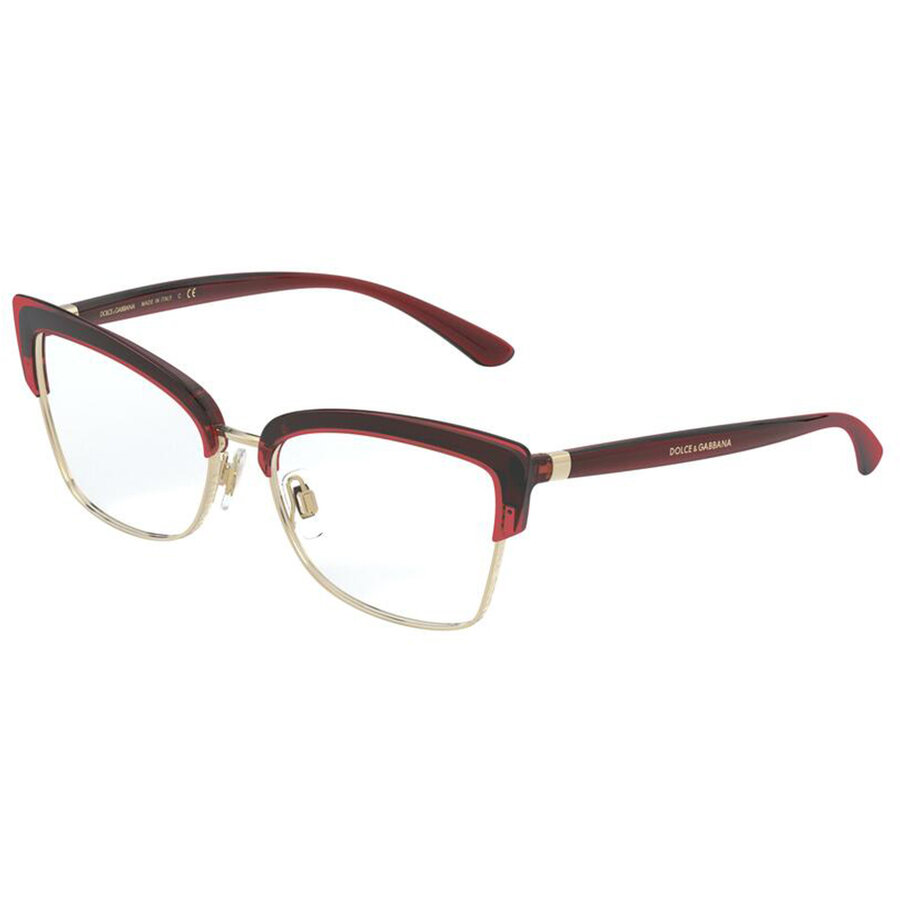 Rame ochelari de vedere dama Dolce & Gabbana DG5045 550 Butterfly Rosii originale din Plastic cu comanda online