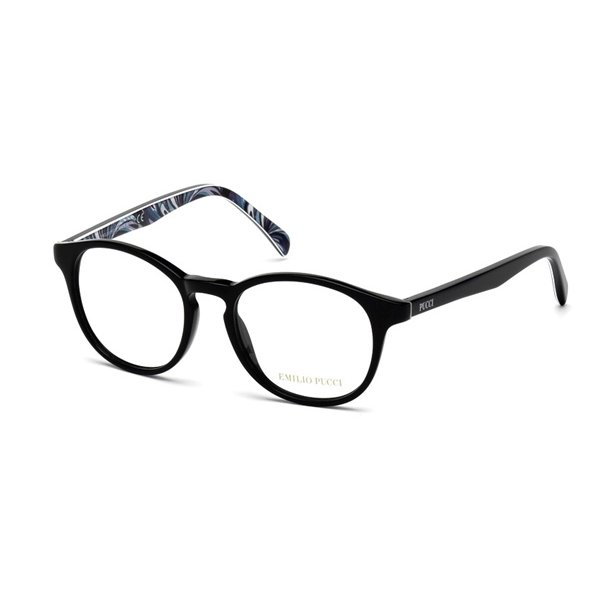Rame ochelari de vedere dama Emilio Pucci EP5003 001 Negre Ovale originale din Plastic cu comanda online