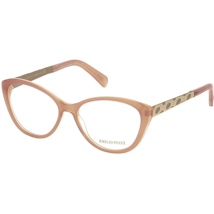 Rame ochelari de vedere dama Emilio Pucci EP5005 074 Maro Cat-eye originale din Plastic cu comanda online
