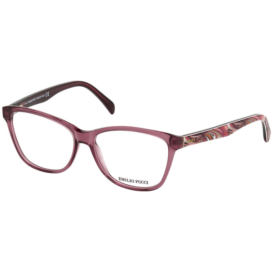 Rame ochelari de vedere dama Emilio Pucci EP5024 081 Cat-eye Violet originale din Plastic cu comanda online