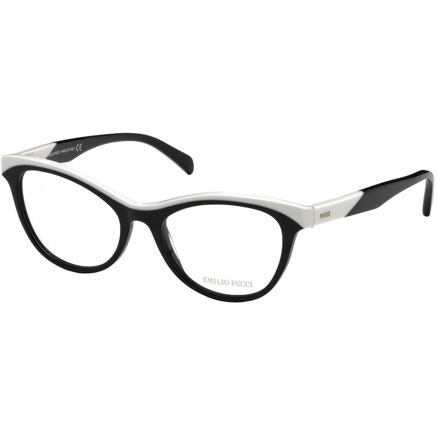 Rame ochelari de vedere dama Emilio Pucci EP5036 004 Negre Cat-eye originale din Plastic cu comanda online