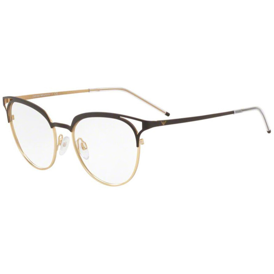 Rame ochelari de vedere dama Emporio Armani EA1082 3251 Butterfly Maro/Aurii originale din Metal cu comanda online