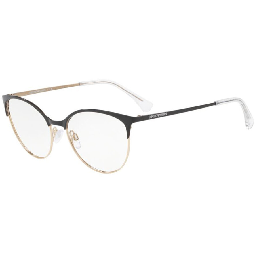 Rame ochelari de vedere dama Emporio Armani EA1087 3014 Negre Cat-eye originale din Metal cu comanda online