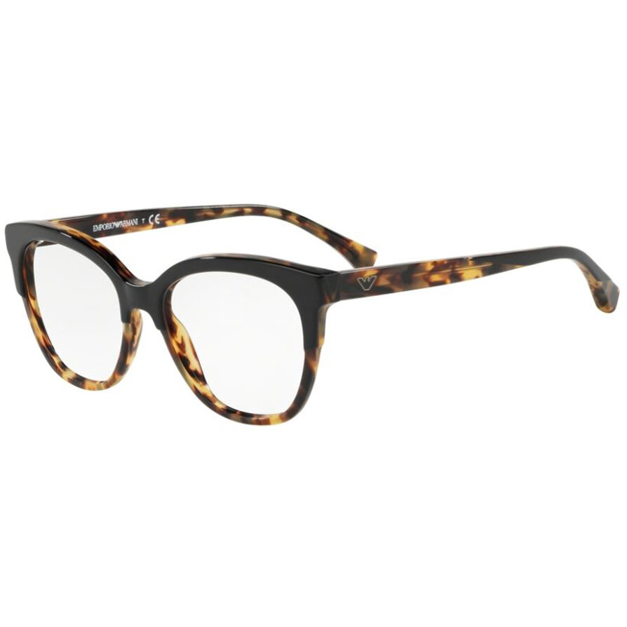 Rame ochelari de vedere dama Emporio Armani EA3136 5697 Cat-eye Havana originale din Plastic cu comanda online