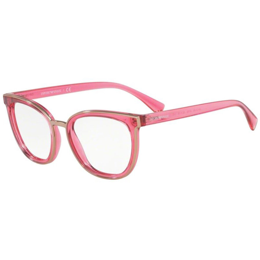 Rame ochelari de vedere dama Emporio Armani EA3155 5769 Cat-eye Roz originale din Plastic cu comanda online
